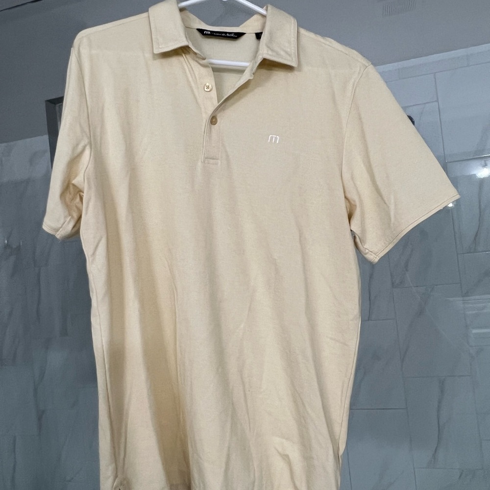 Travis Matthew Light Yellow Polo